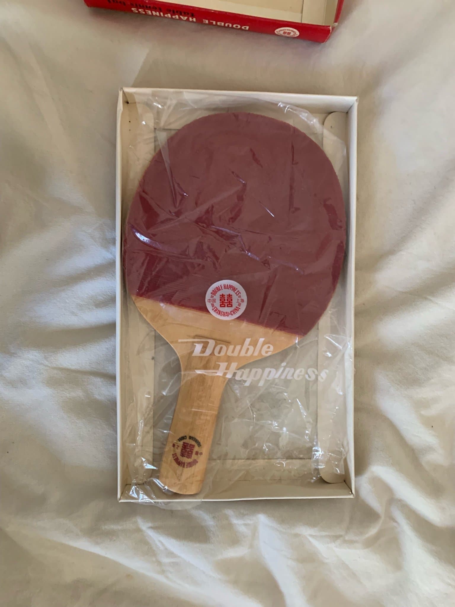 Vintage Double Happiness Pingisracket