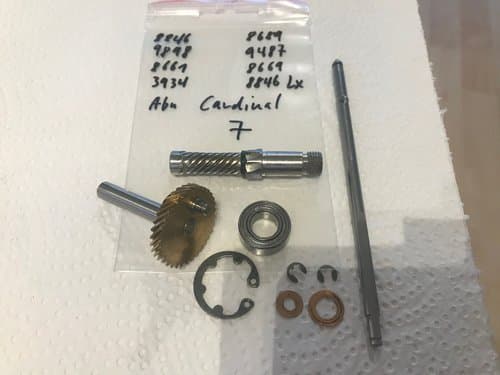 reservdel Abu Cardinal 7, här: 8846,9898,8661,3934,8689+++innerdelar