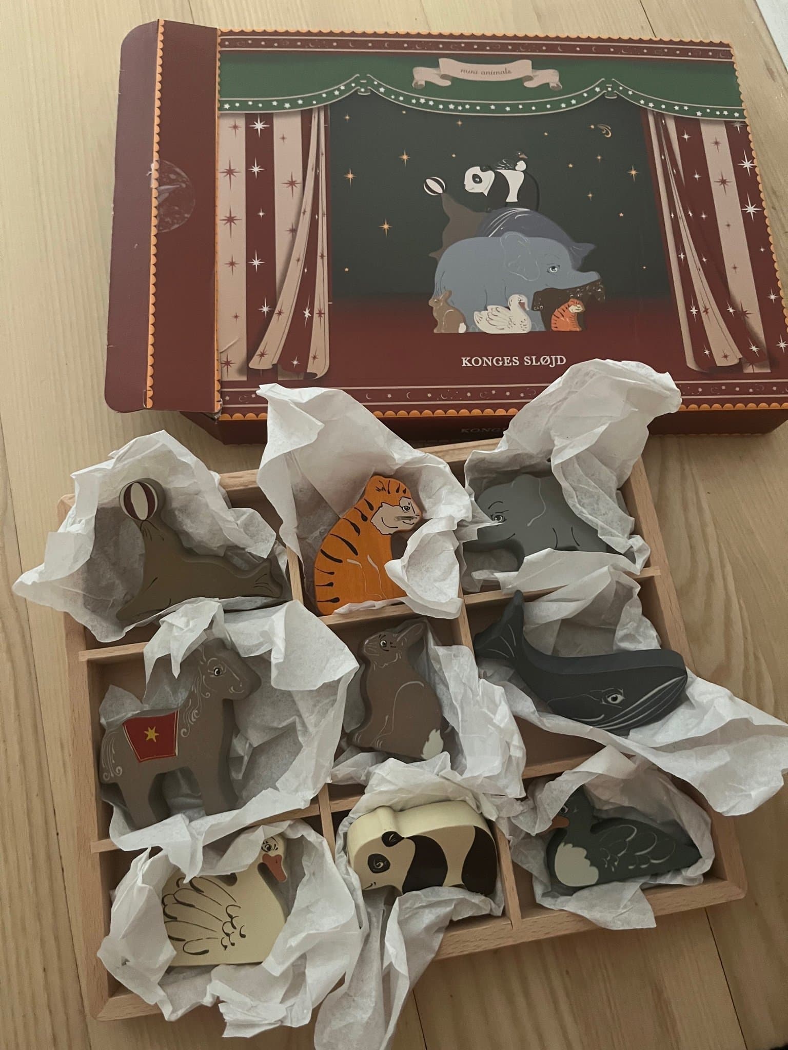 Konges Sløjd Mini Animals i træ