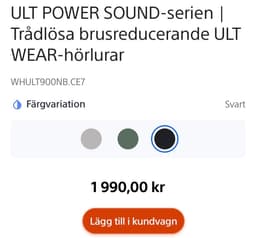 Sony ULT Wear (trådlösa hörlurar)