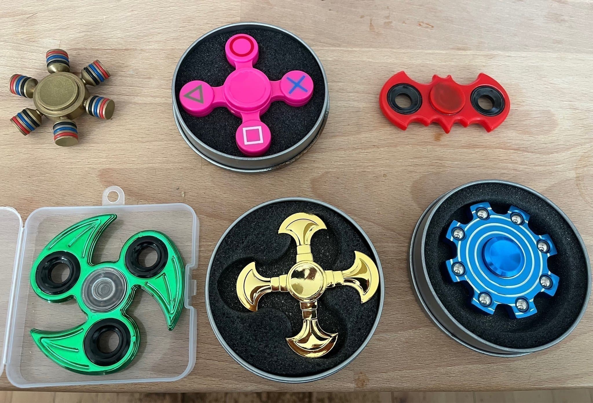 Fidget Spinners Samling