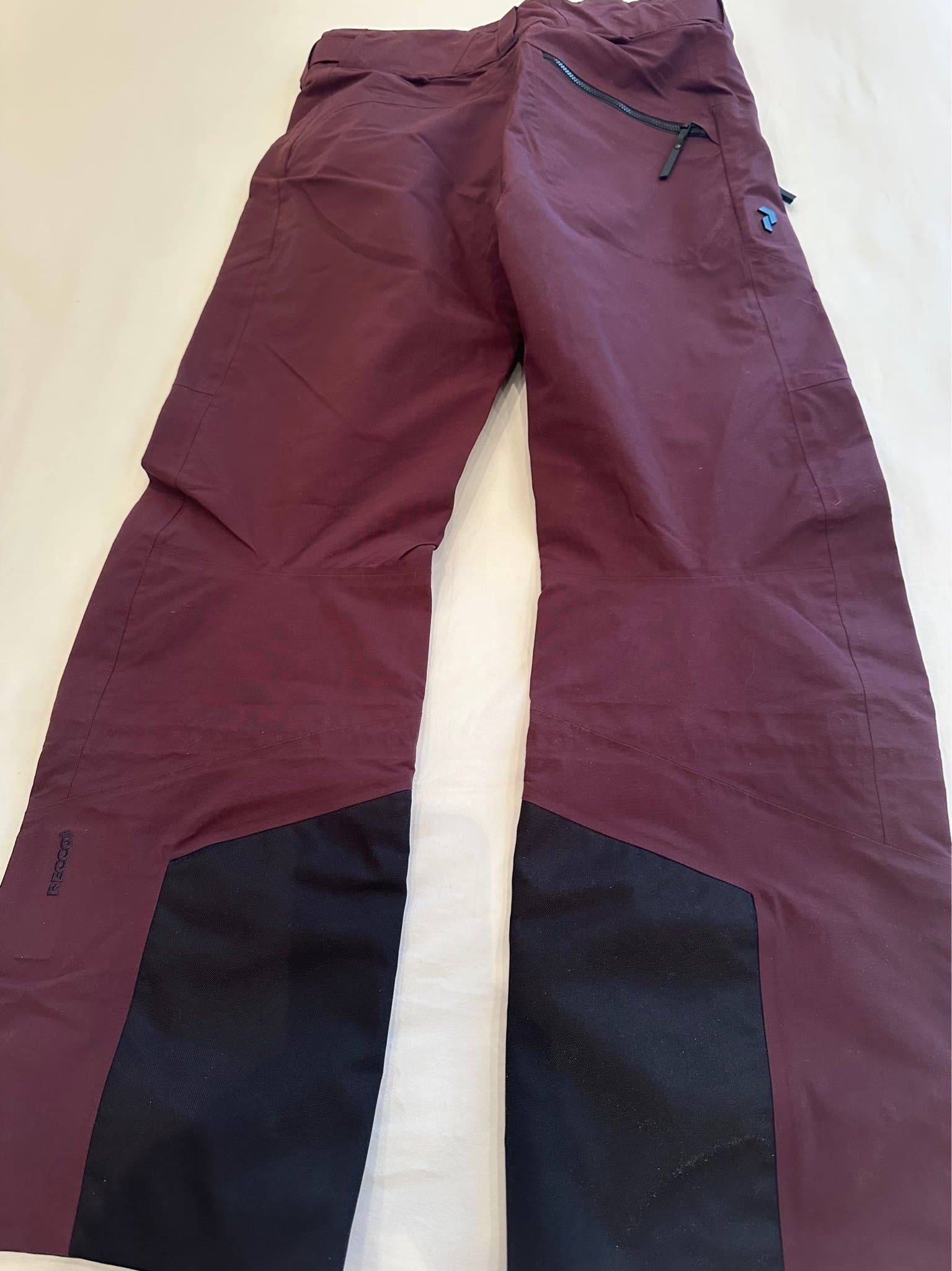 Peak Performance XS vinröda skidbyxor