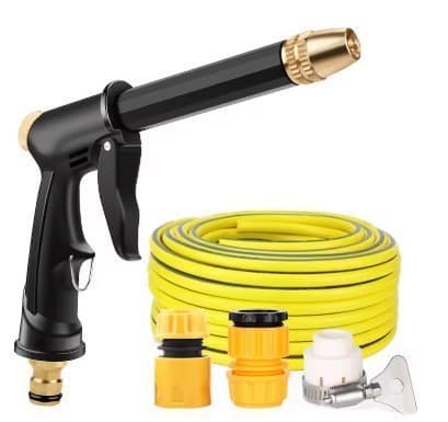 Högtryckstvätt pistol med 10m slang