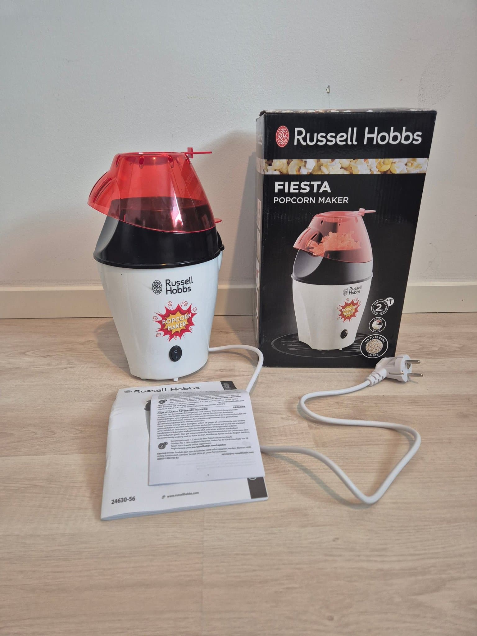 Popcornmaskin - Russell Hobbs - Använd 2 gånger