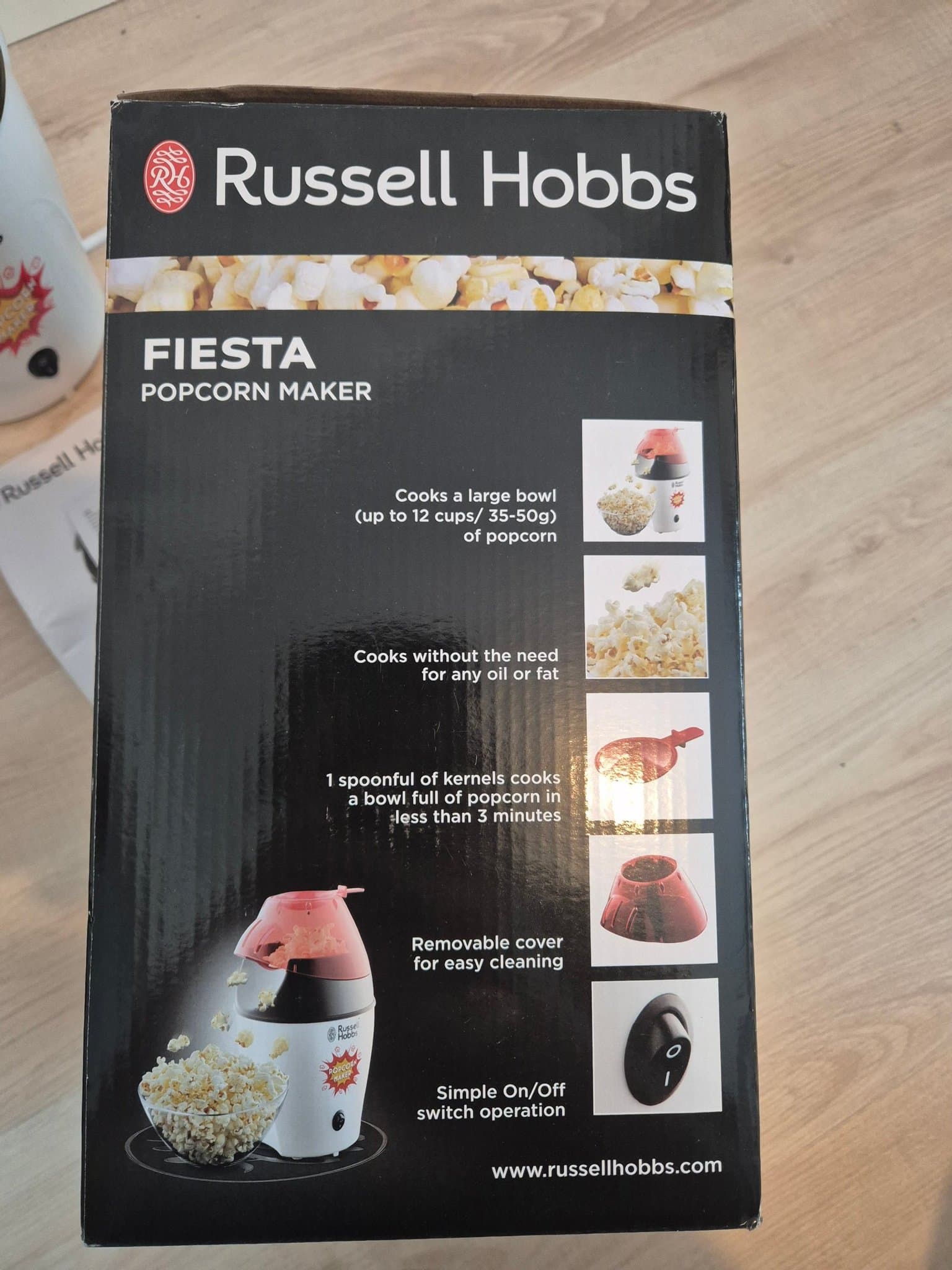 Popcornmaskin - Russell Hobbs - Använd 2 gånger