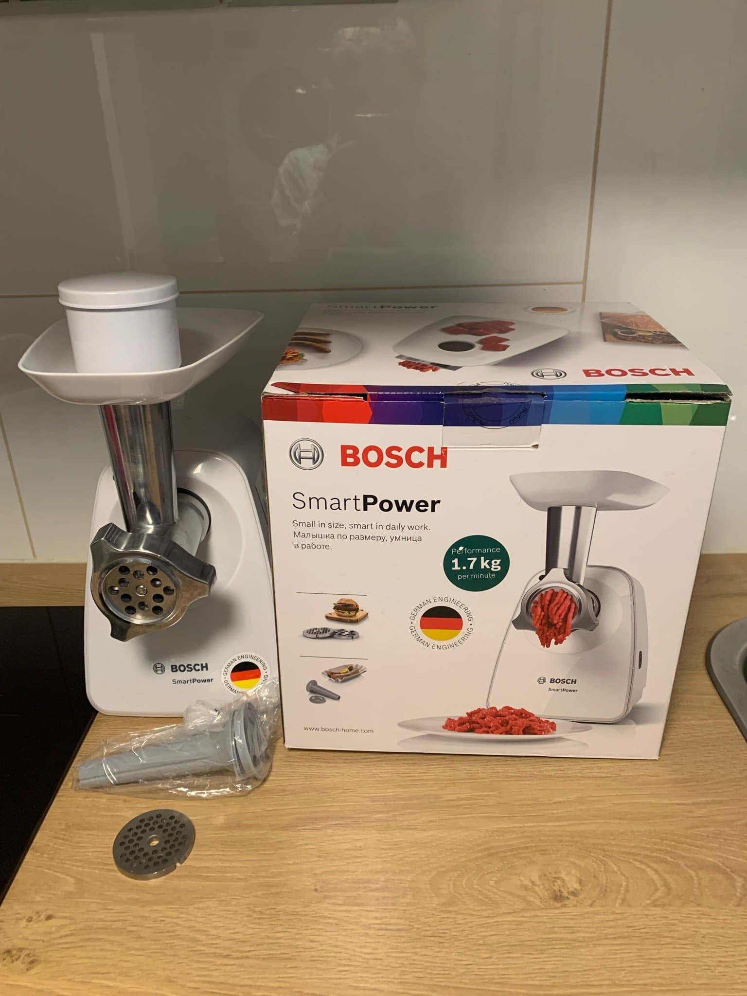 Bosch SmartPower Köttkvarn MFW2510W