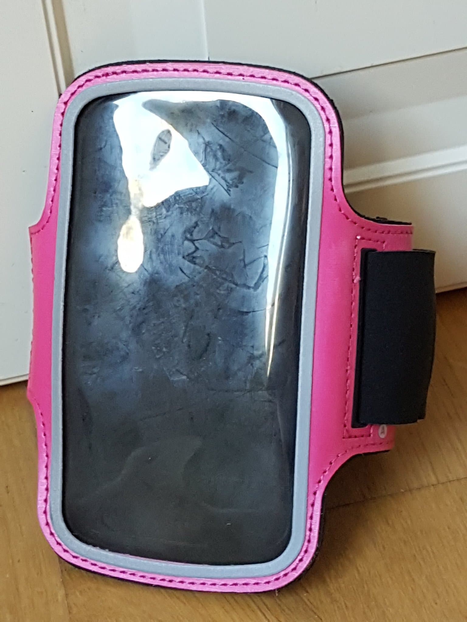 Äldre sportarmband för mobiltelefon, rosa