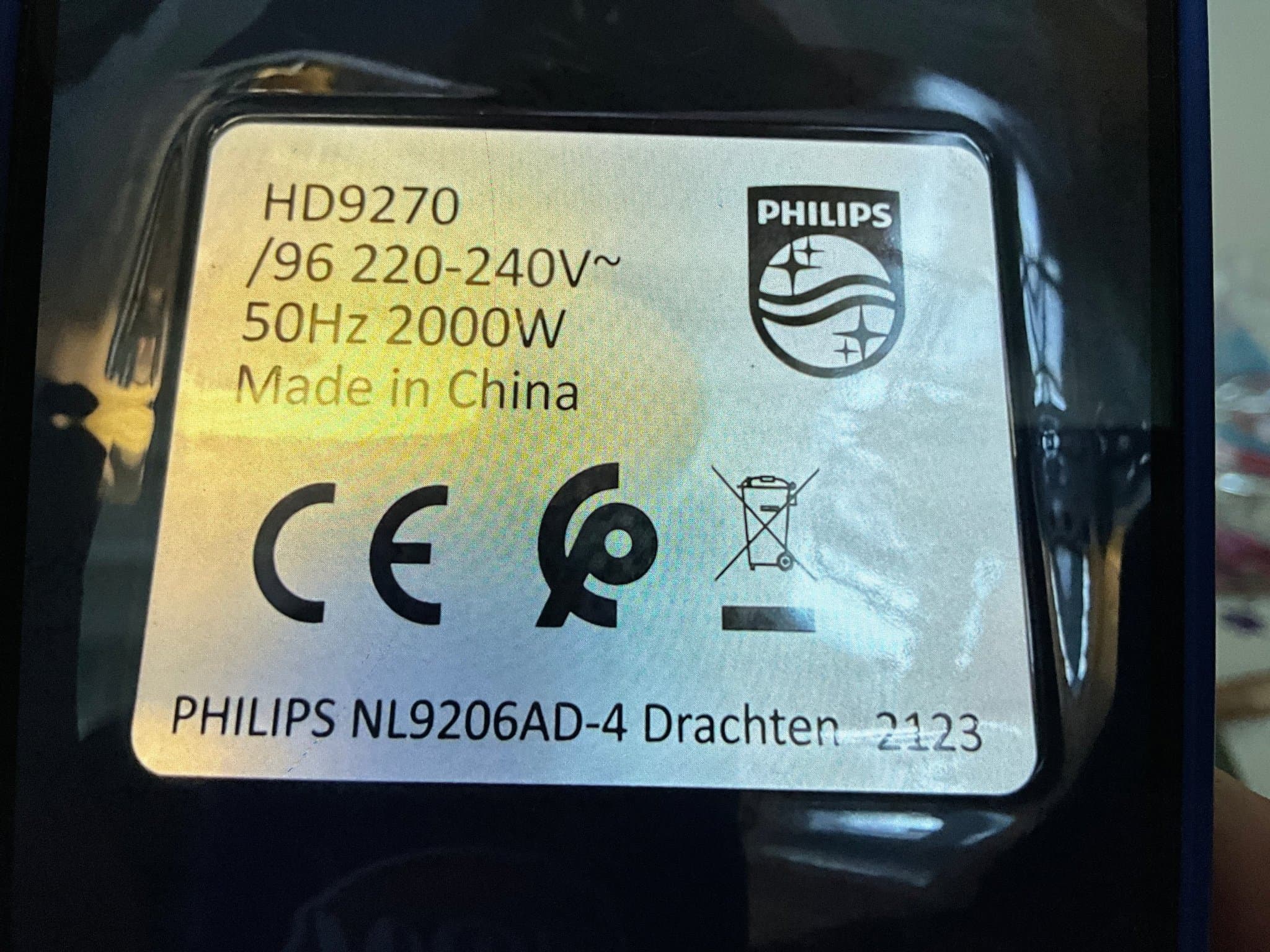 Philips Airfryer HD9270