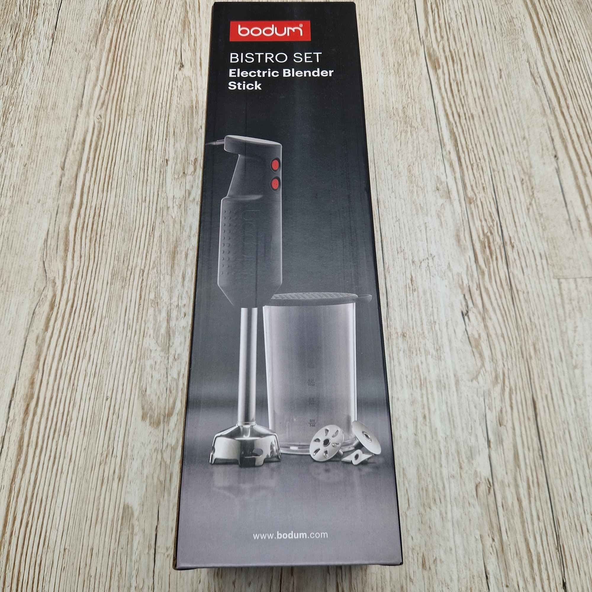 Bodum Bistro svart stavmixer med tillbehör