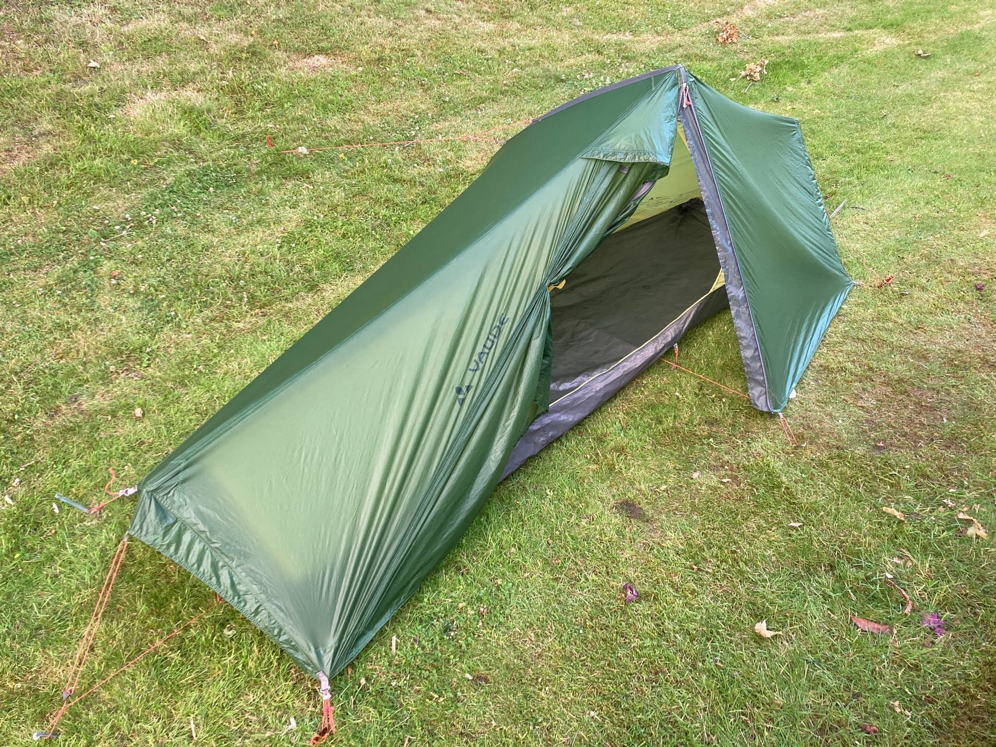 Vaude Lizard GUL 1P Ultralight Tent (~664g) - Enmannatält