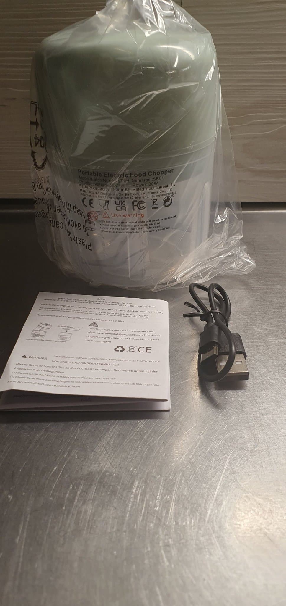 Elektrisk liten Matberedare