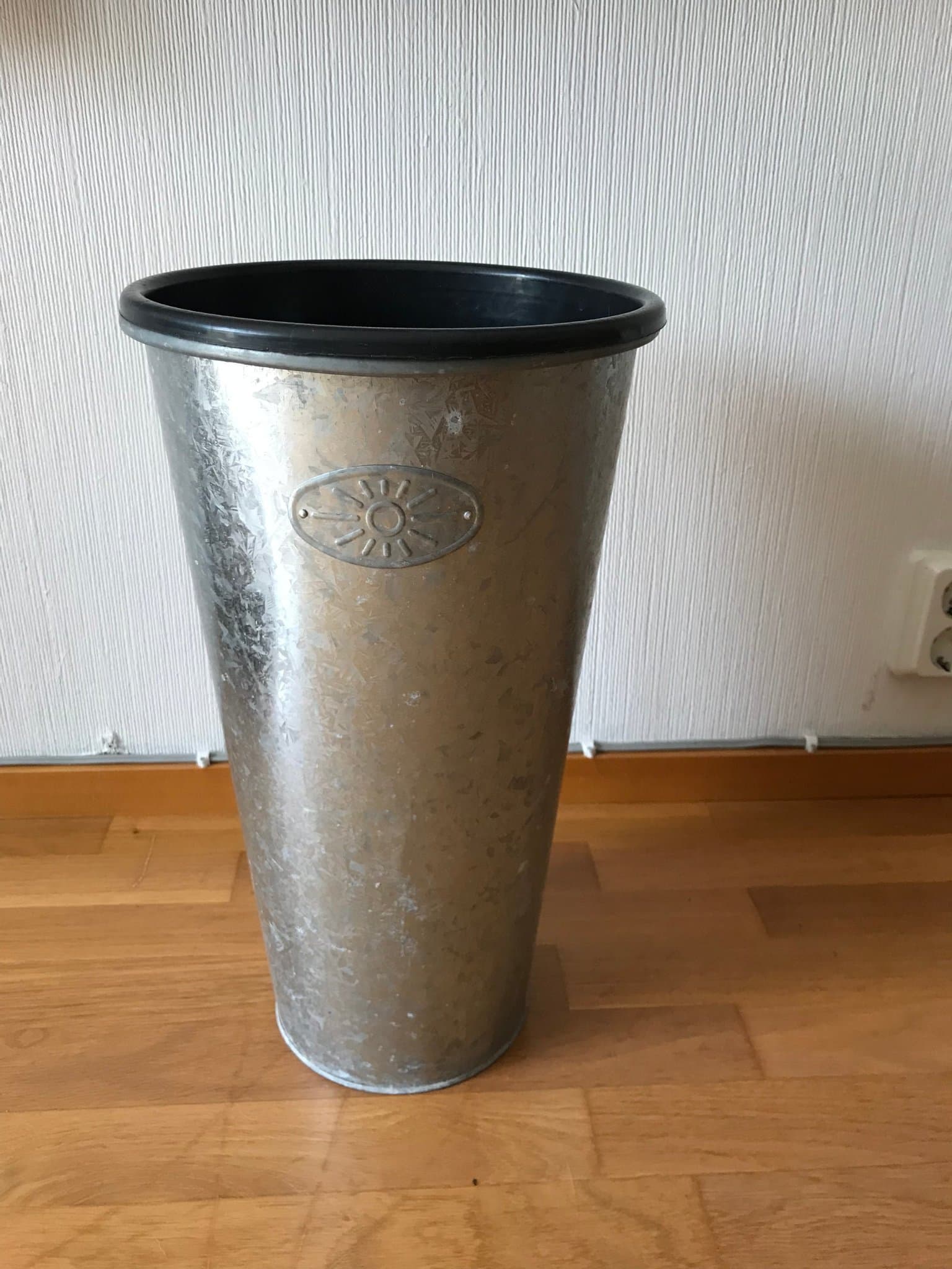 Zinkplåt kruka o innerkruka 42 hög