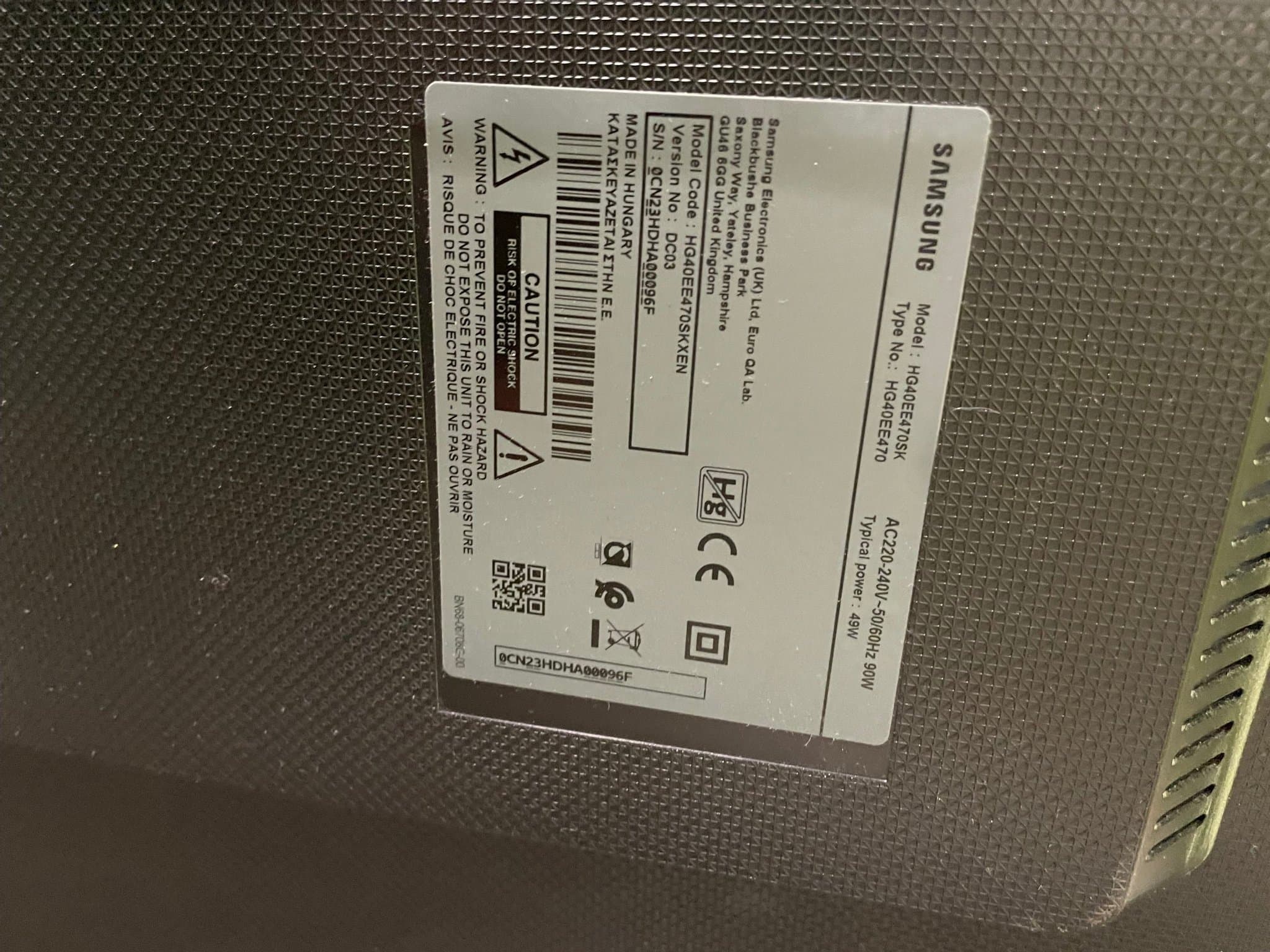 Samsung 40 tums TV H40E470