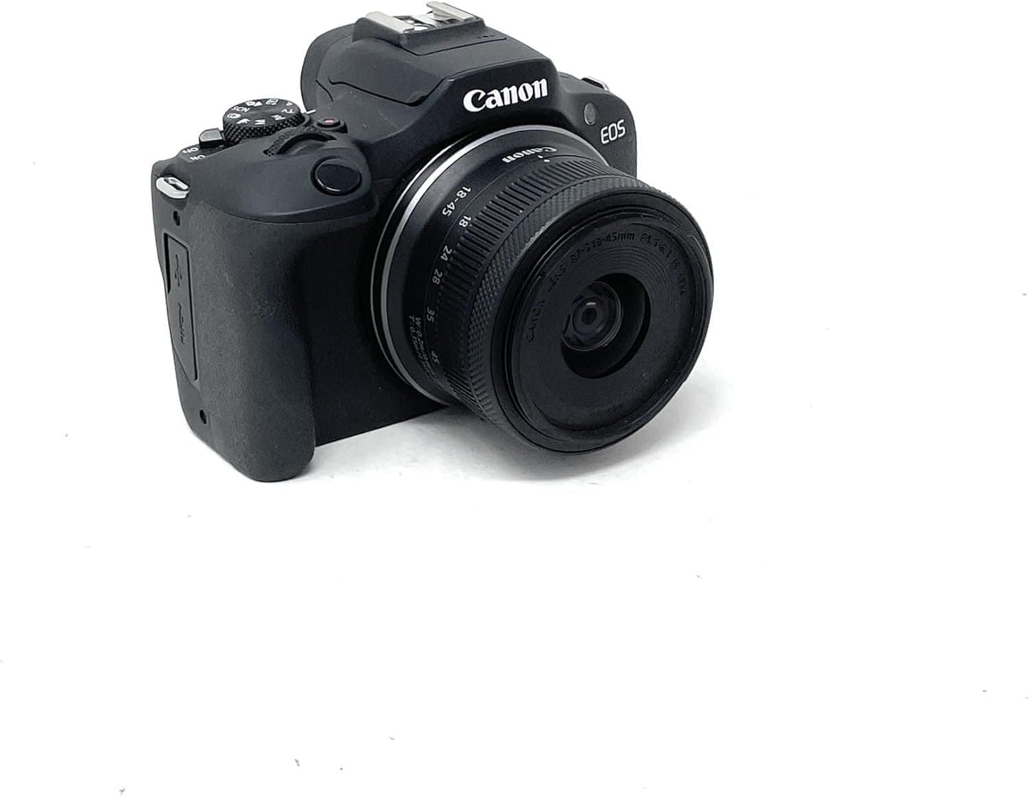 Canon EOS R100 med RF-S 18-45mm F4.5-6.3 IS STM objektiv