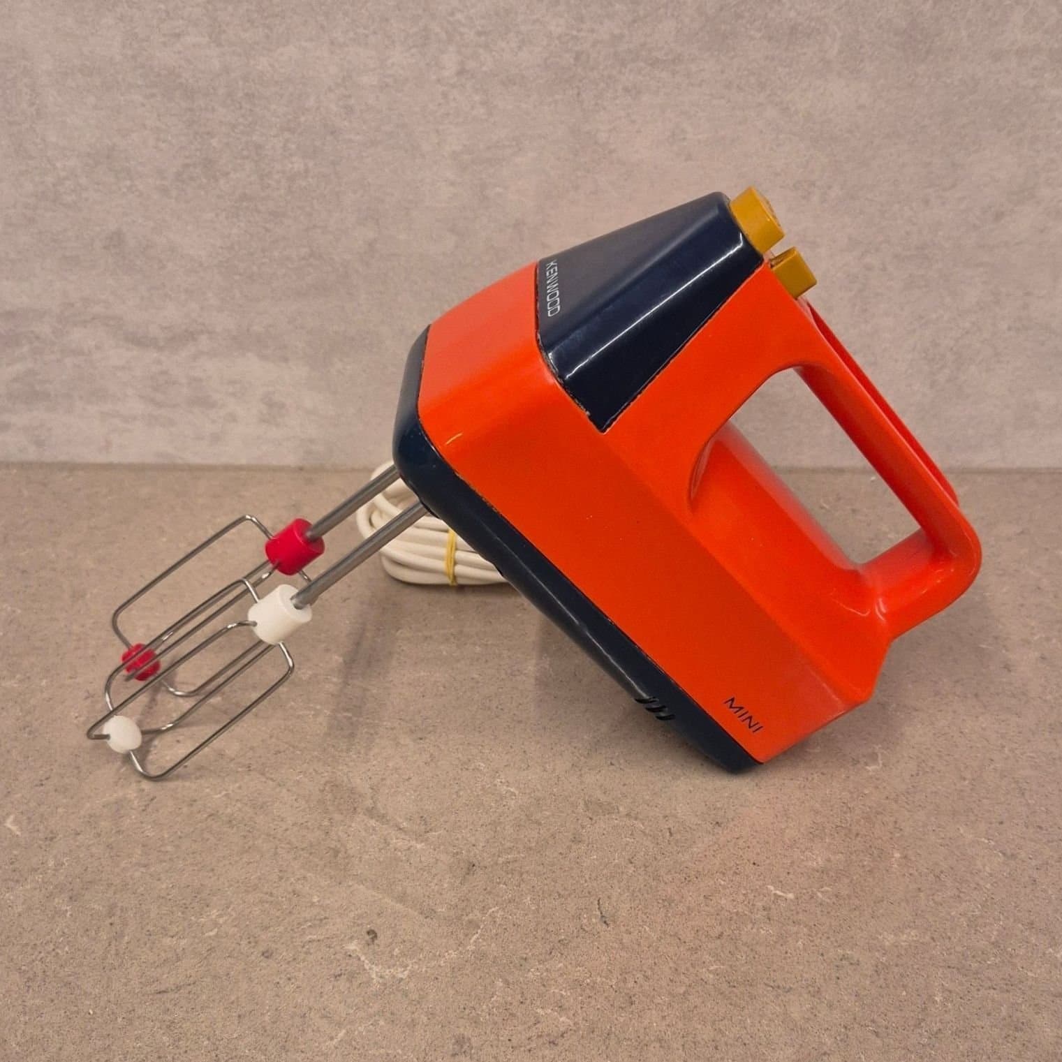 Kenwood Mini Elvisp - Retro / Vintage Röd/Orange - Samlarobjekt