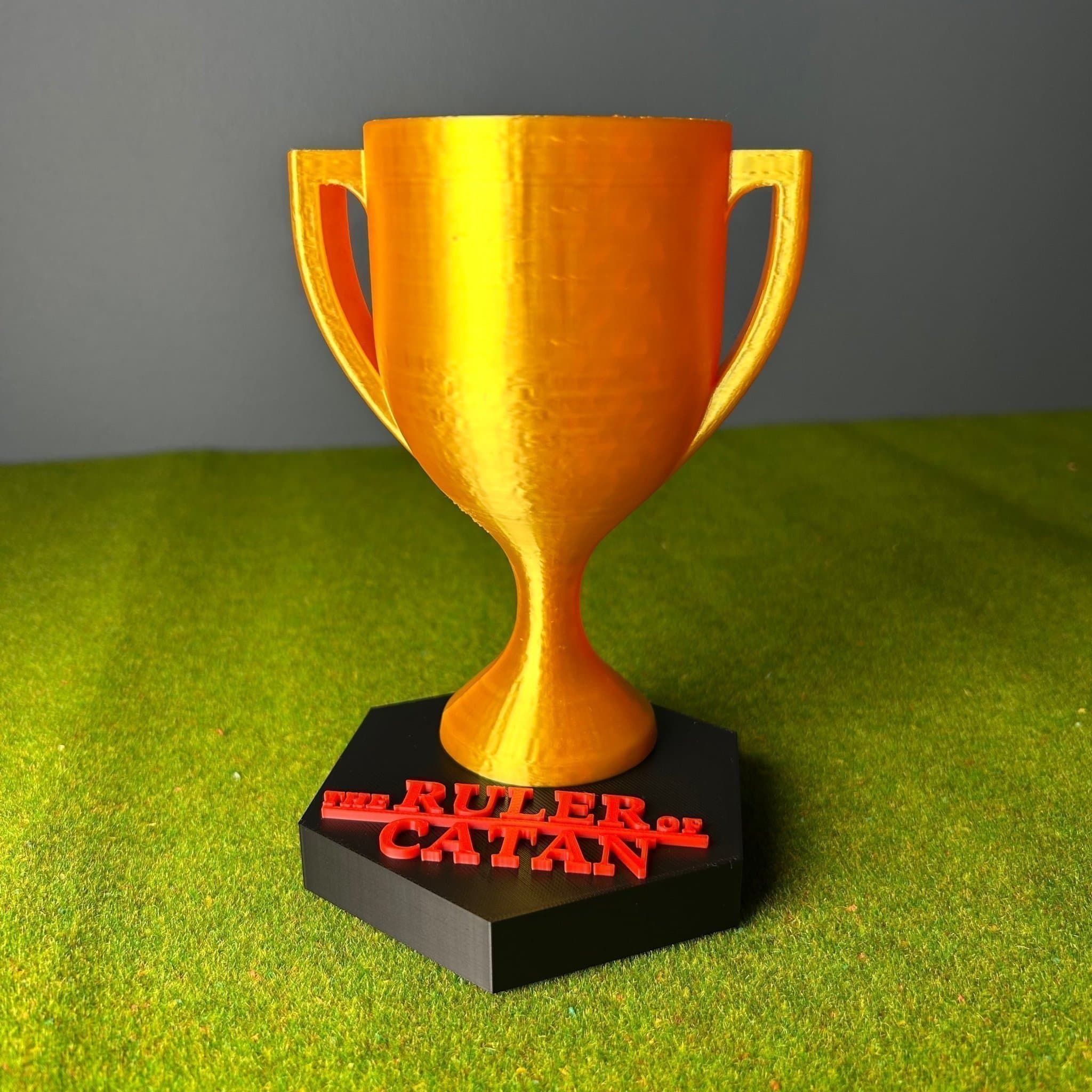 Catan Trophy – "The Ruler of Catan" – Turneringspokal för vinnaren!
