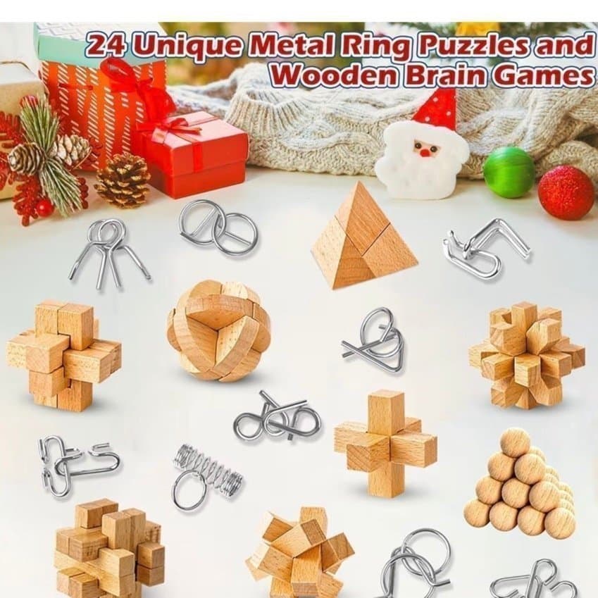 24st fidget toys hjärngympa pussel