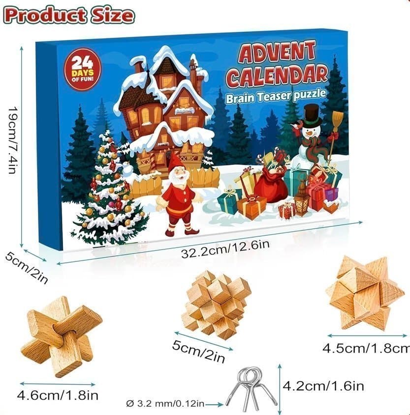 24st fidget toys hjärngympa pussel