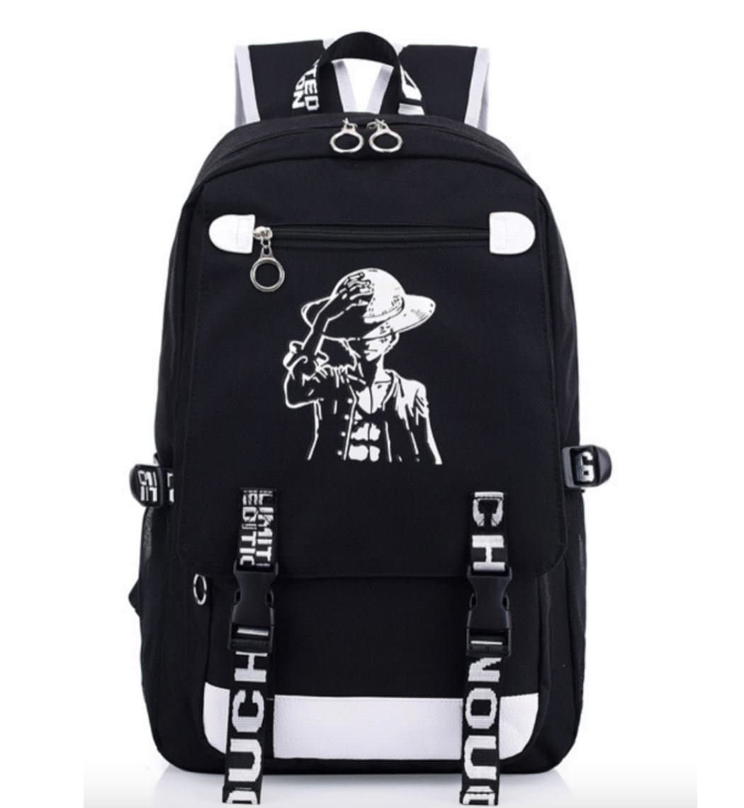 One Piece Luffy Ryggsäck Svart 48 cm