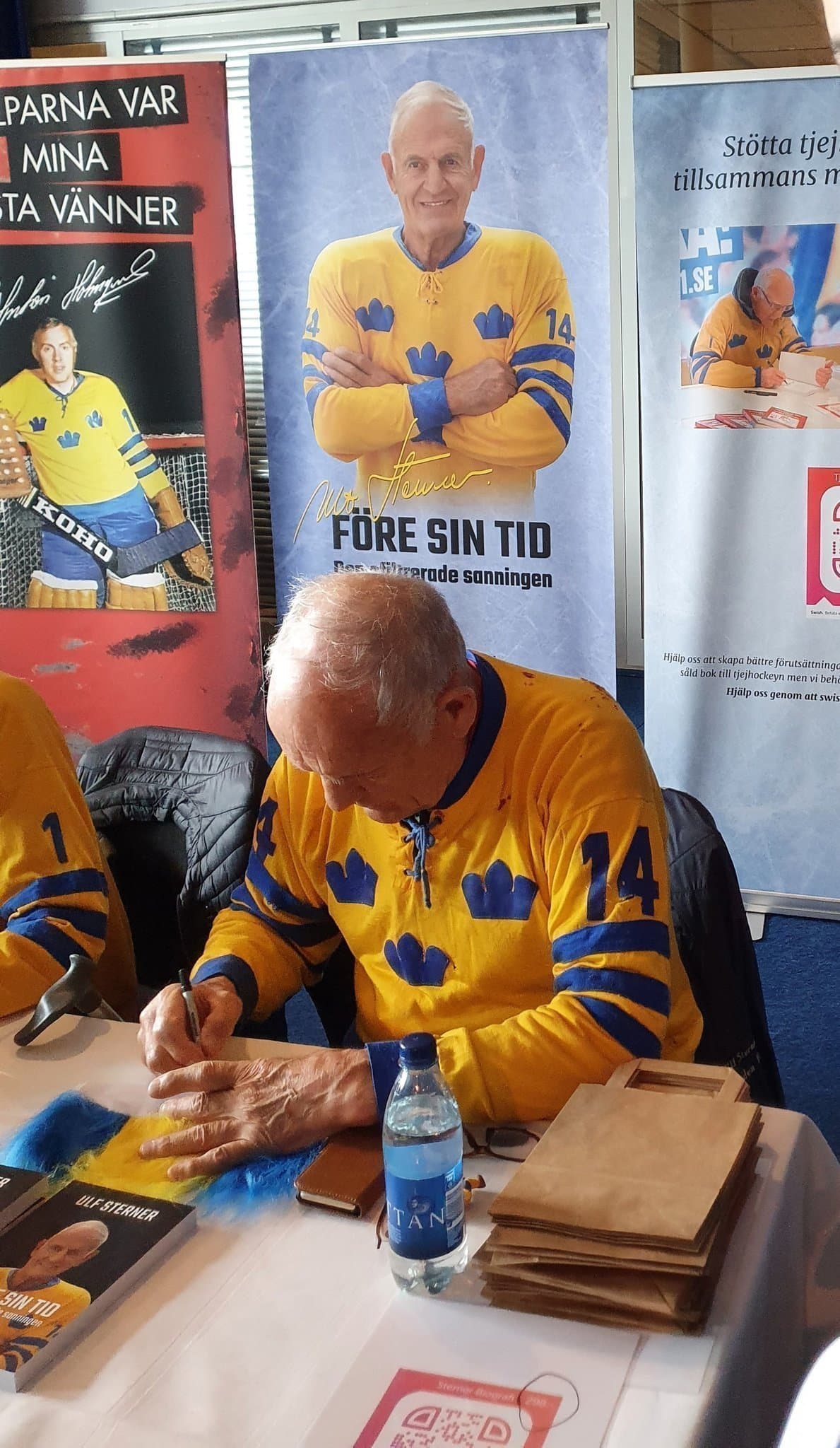 Ulf "Uffe" Sterner autograf - ishockeyspelare SHL / NHL legend