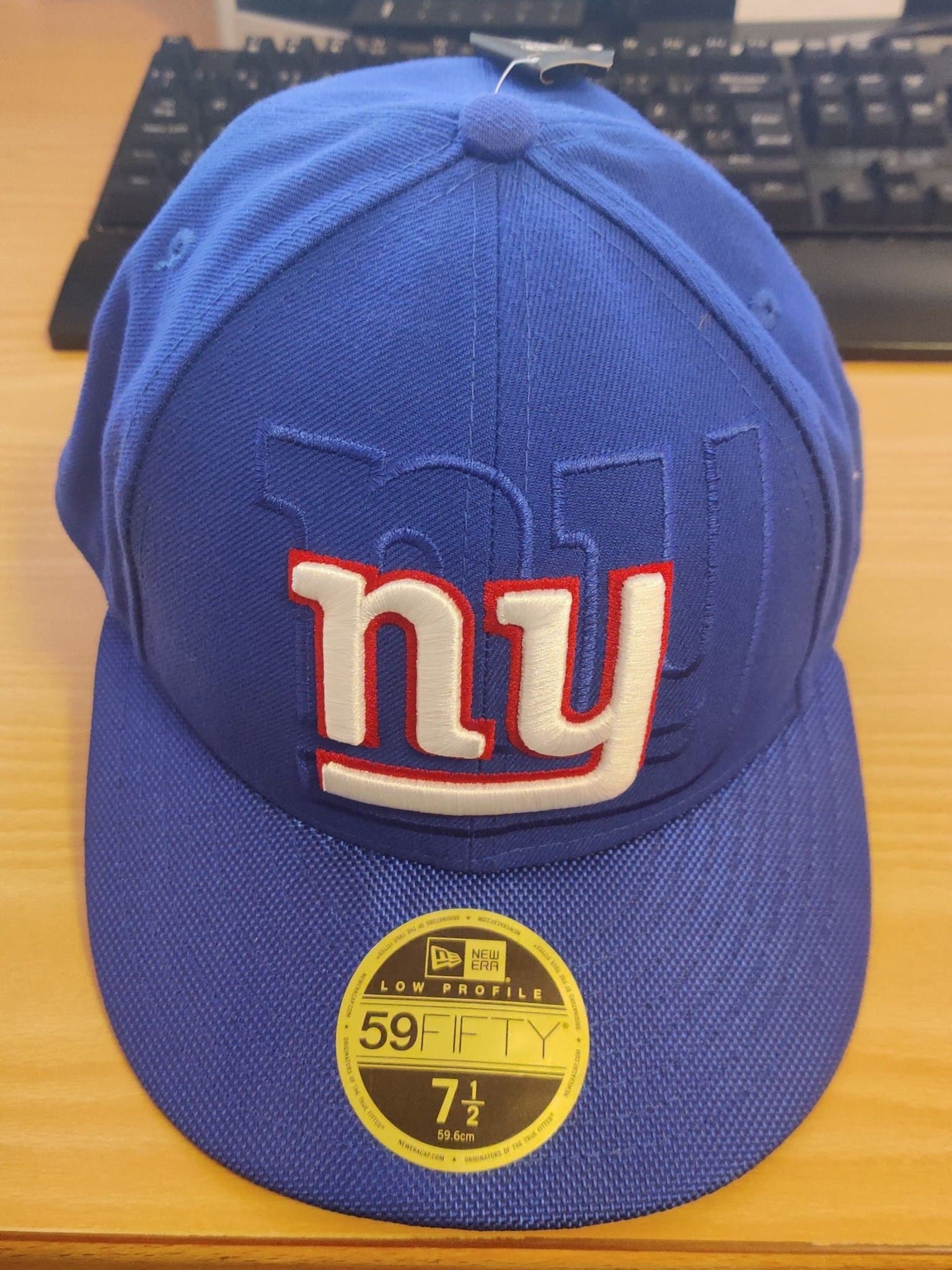 New York Giants New Era 59Fifty keps Storlek 7 1/2 NY NFL