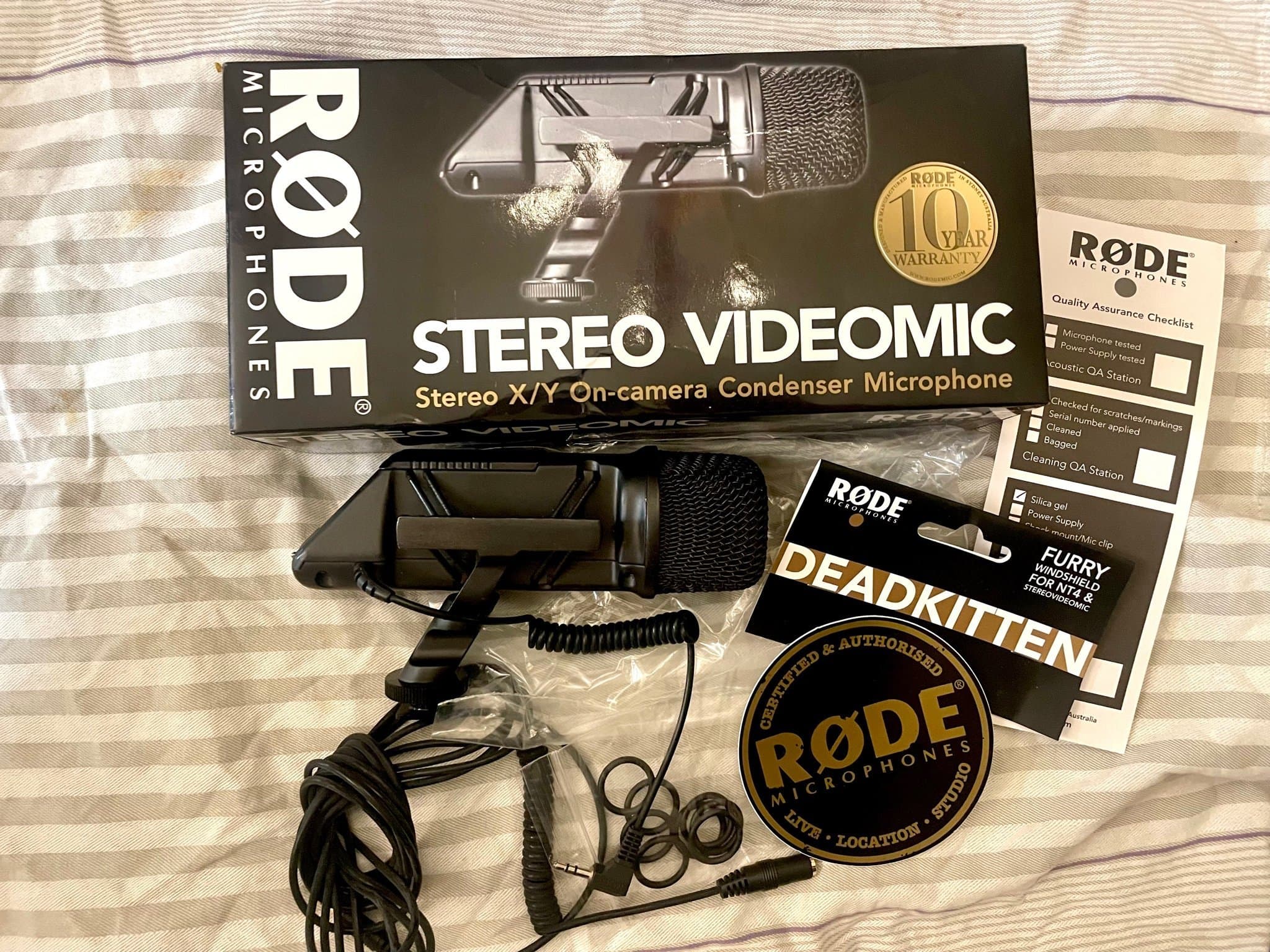 Røde Stereo Videomic X/Y condensator ny!
