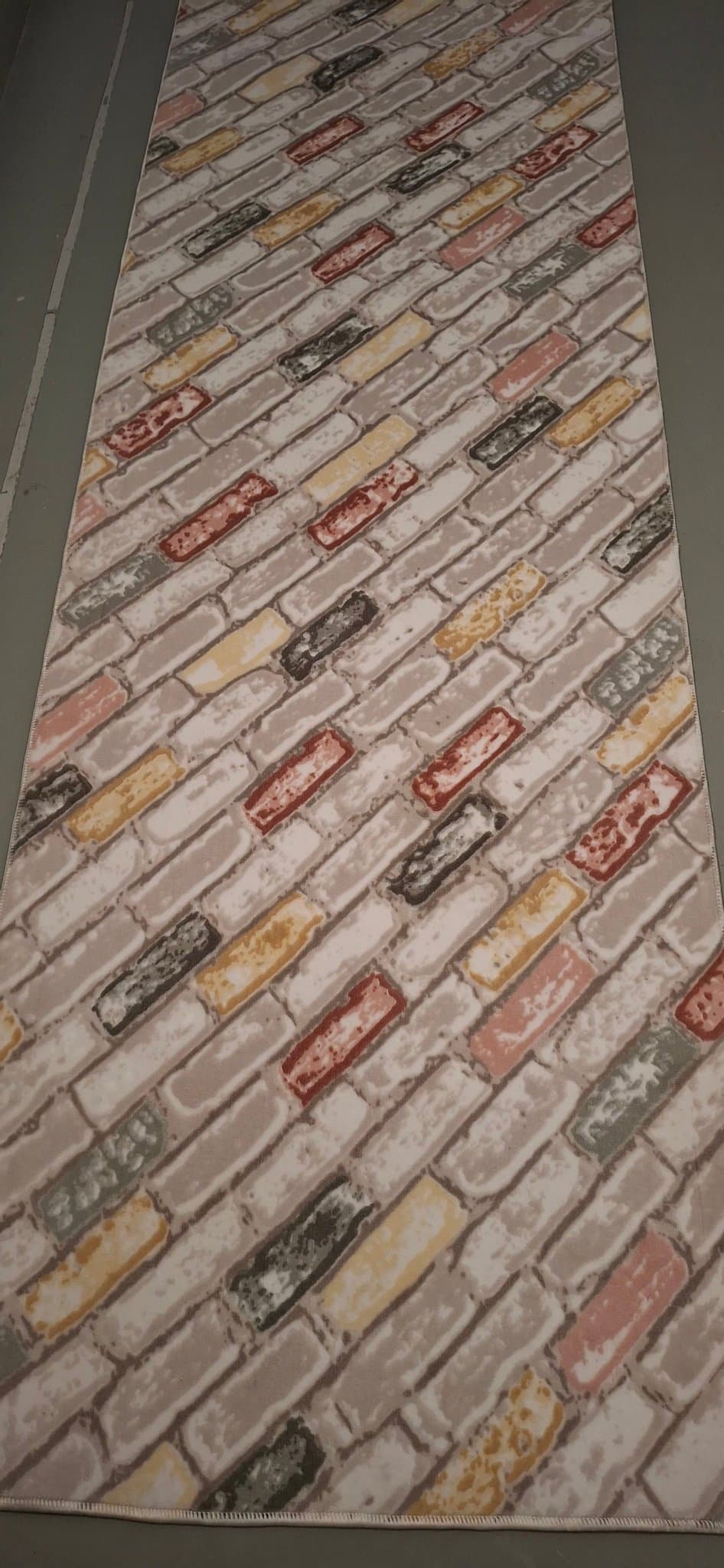 Matta med tegelmönster 80x200