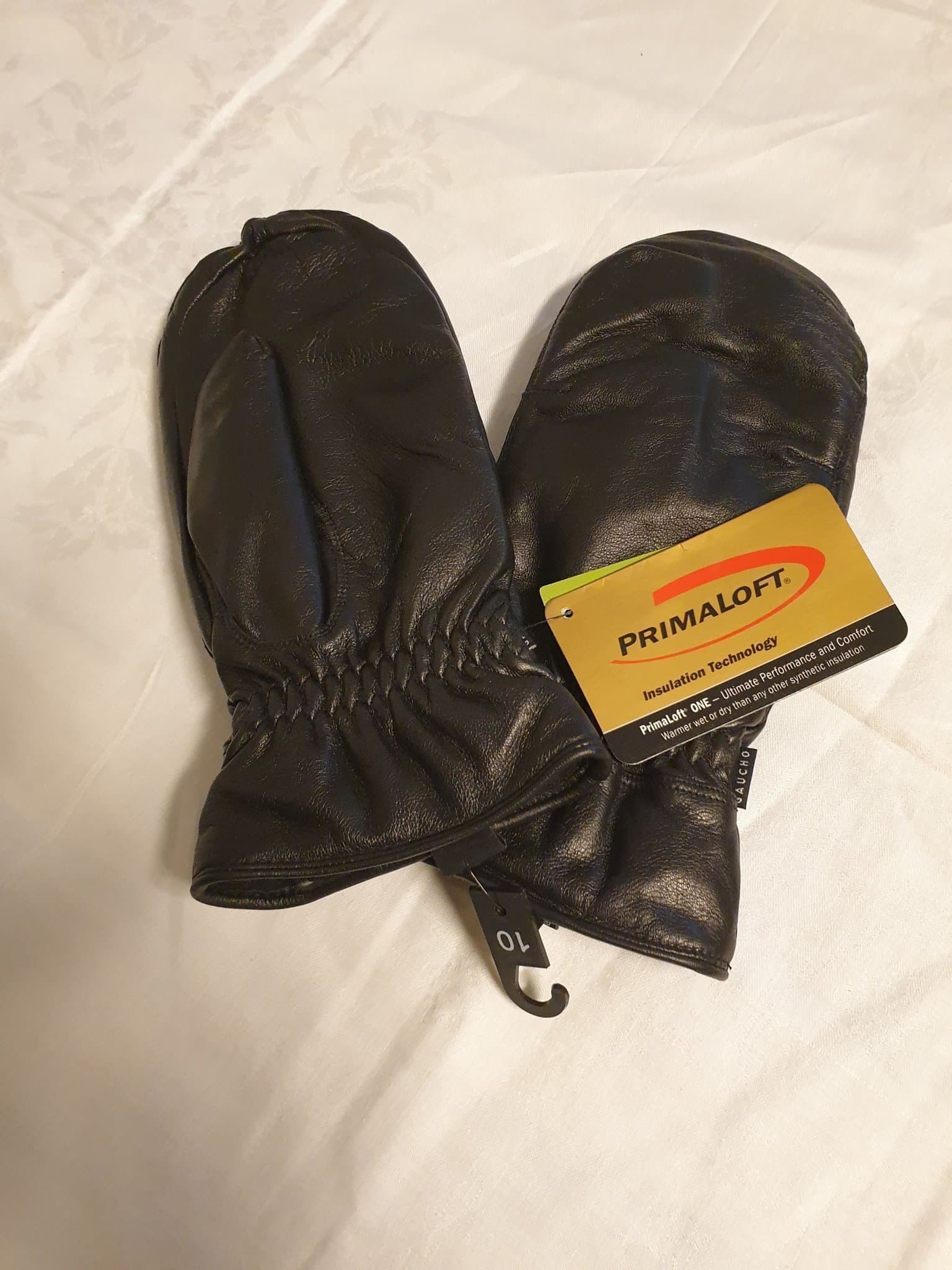 Nya Guacho med Primaloft isolering, vind & vattentäta skinn tumvantar storlek 10