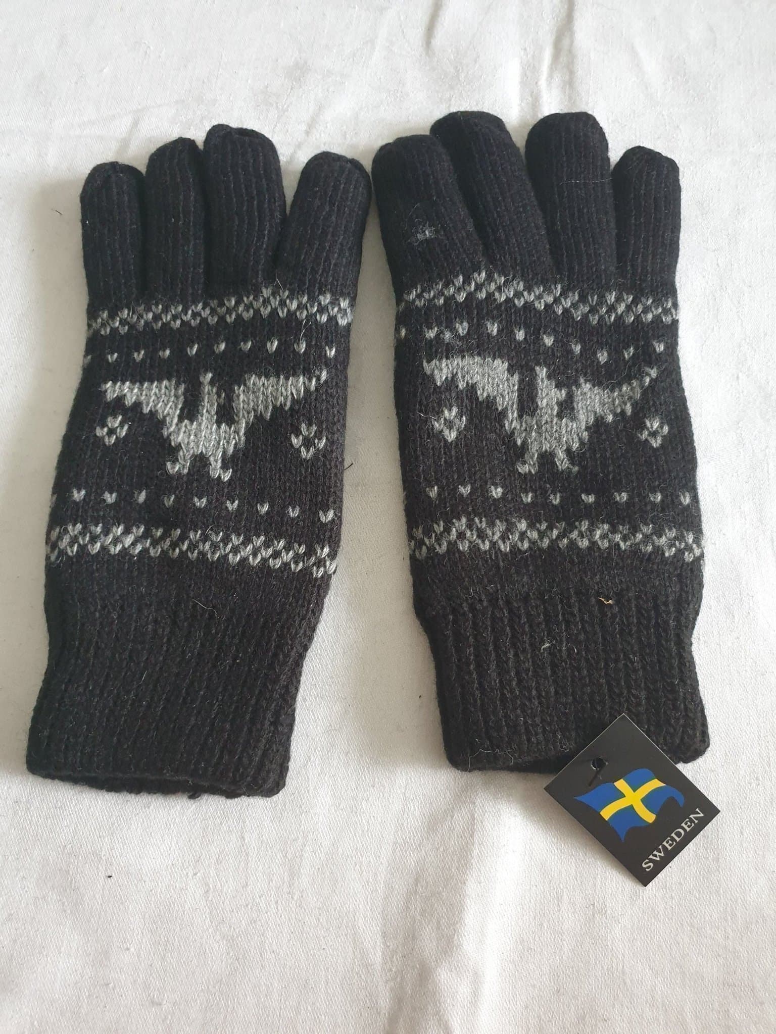 Nya fingervantar, fodrade ull vantar från Christel Sweden, storlek one size