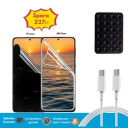 Samsung Galaxy S21 Plus - 2 Pack Ultratunn Skärmskydd-ingår Laddare & Sugkopps