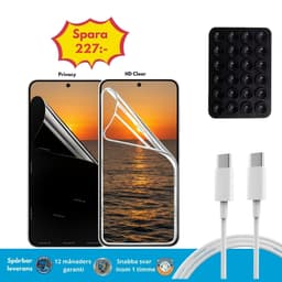 Samsung Galaxy S23 Plus -2 Pack Ultratunn Skärmskydd-ingår Laddare & Sugkopps