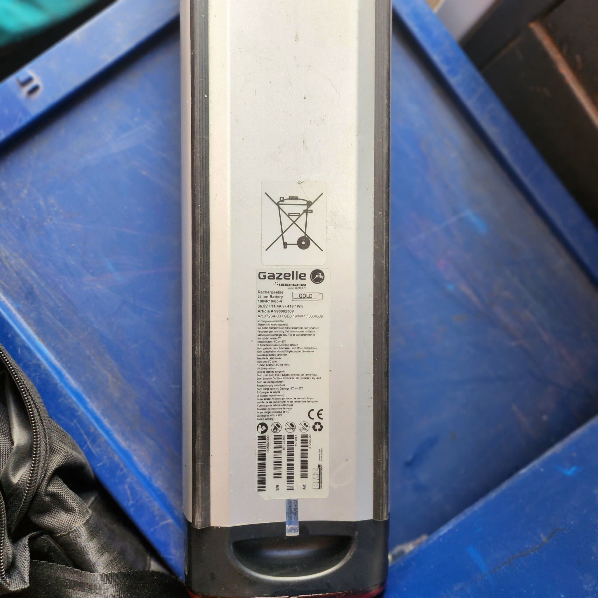 Gazelle Elcykel Batteri