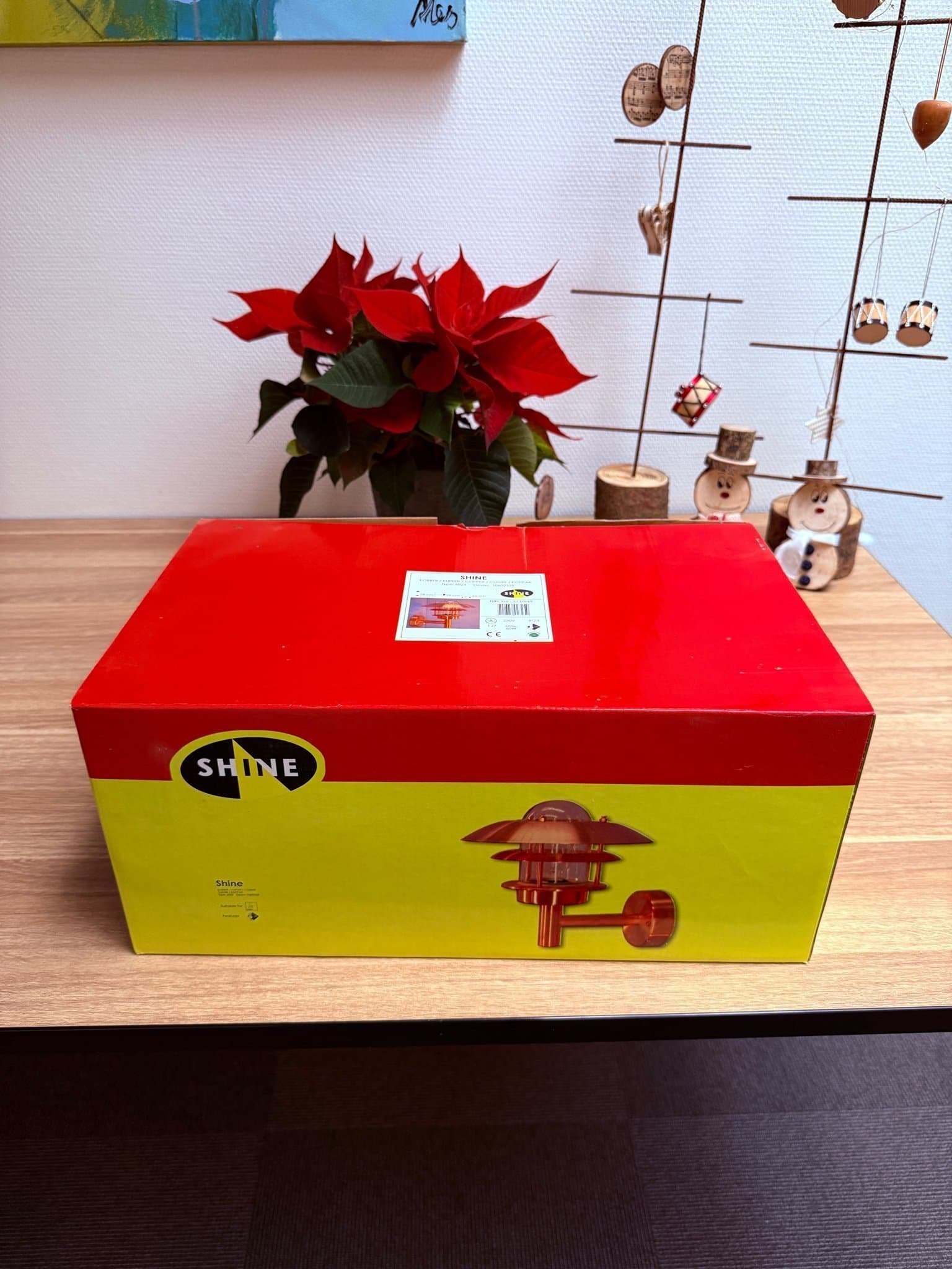 SHINE Kopparfärgad Utomhus Vägglampa