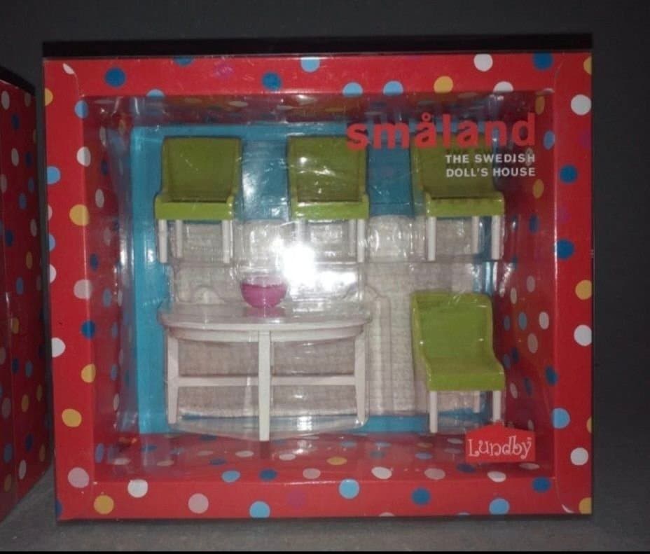 Lundby Småland Dockhus Möbelset låda