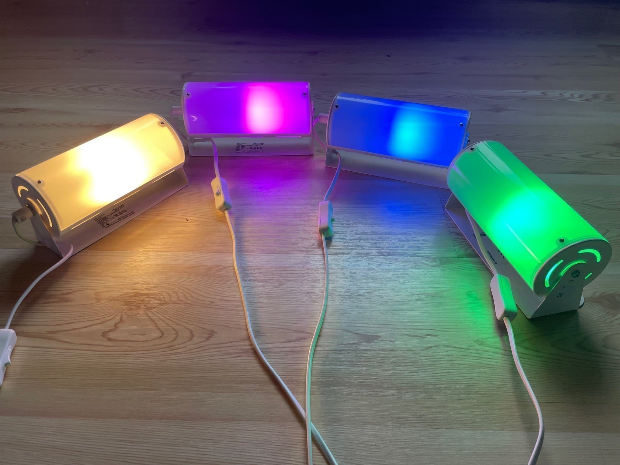 4st IKEA SMYG Vägglampa Typ V1013 Design av Maria Vinka Retro Vit Metallarmatur