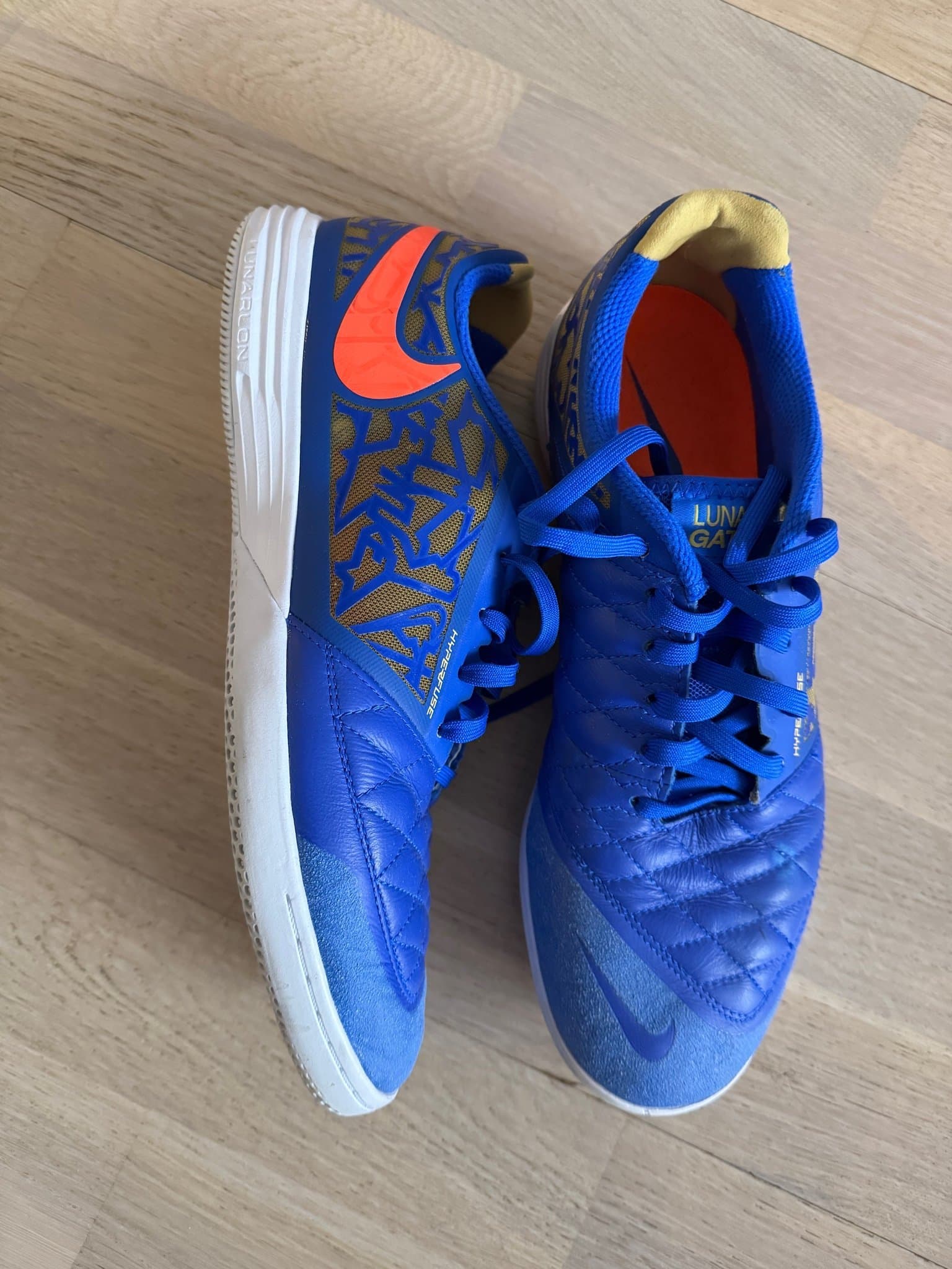 Nike Lunar Gato Fotbollsskor Blå