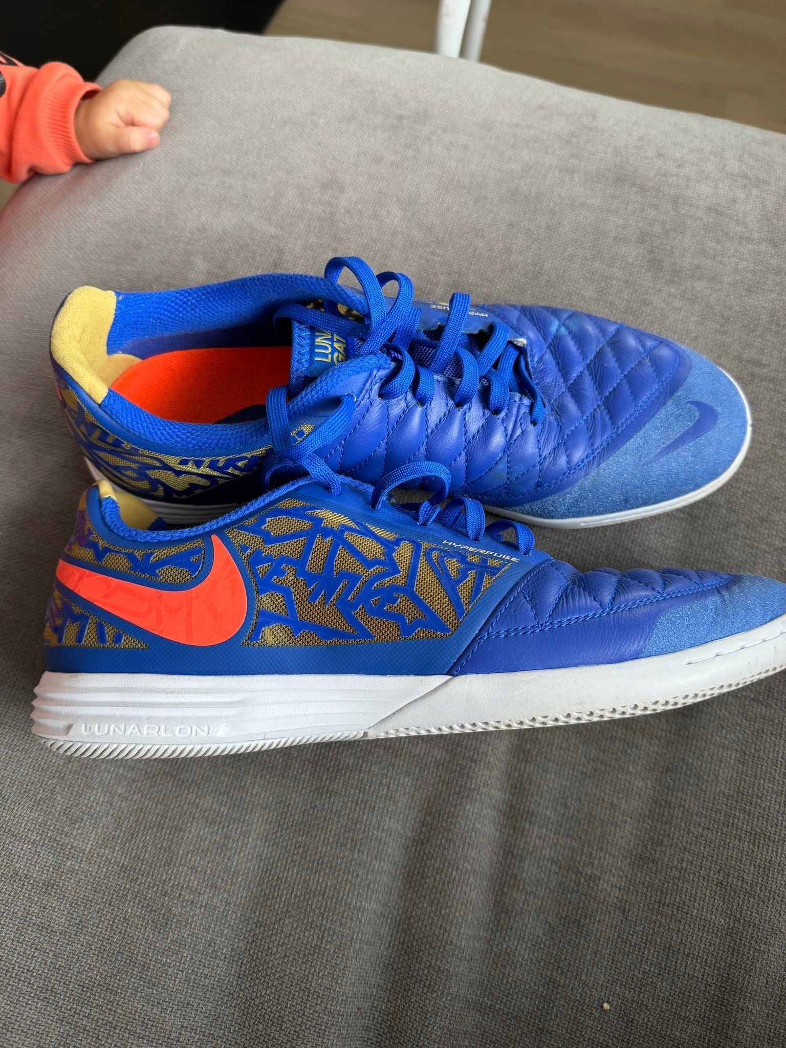 Nike Lunar Gato Fotbollsskor Blå