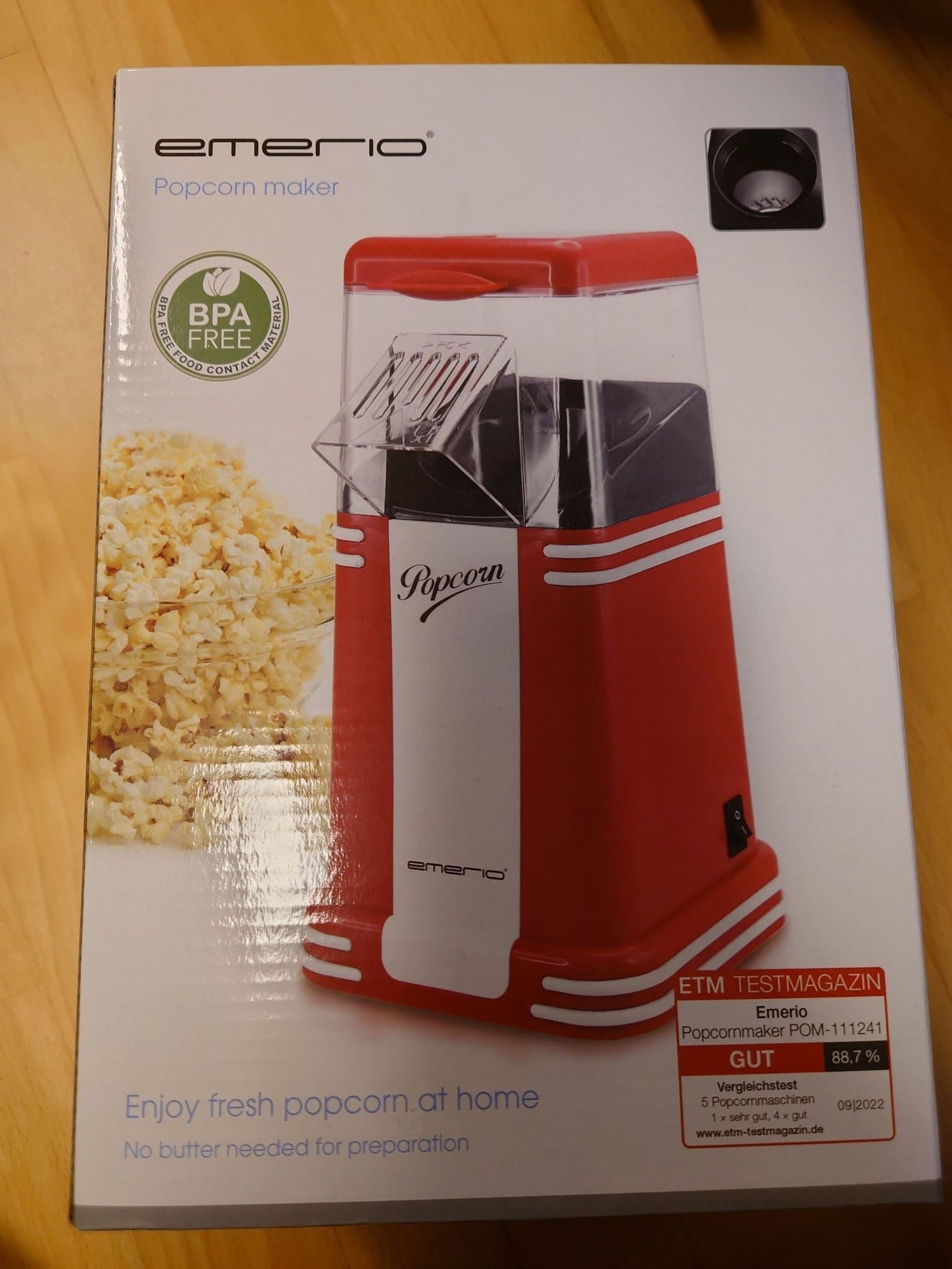 Emerio popcorn maskin helt ny!