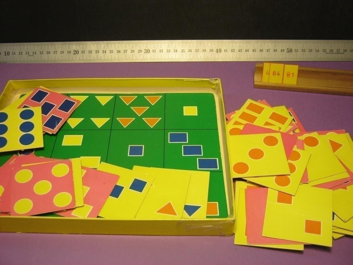 Lek och Lär, Färg Form Mängd Lotto, gammalt Lito (Kärnan), Komplett mb-b/b-f