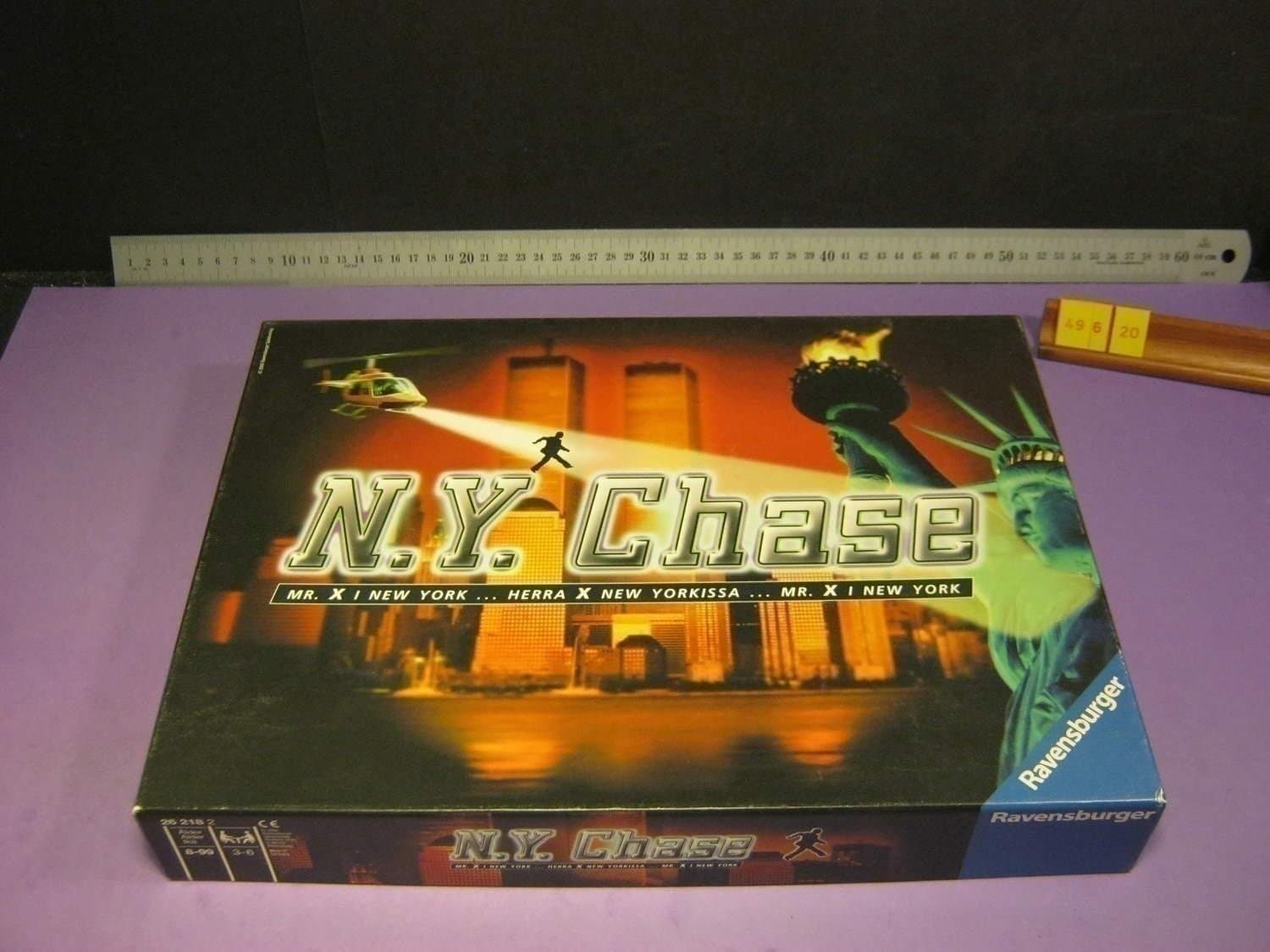 N.Y. Chase, Ravensburger 2000, Komplett Mycket fint skick, ovanliga versionen ..