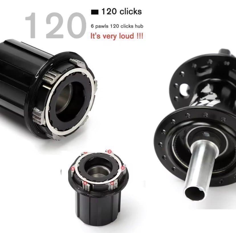 Thru Axle 32H MTB Disk Hubs 1par