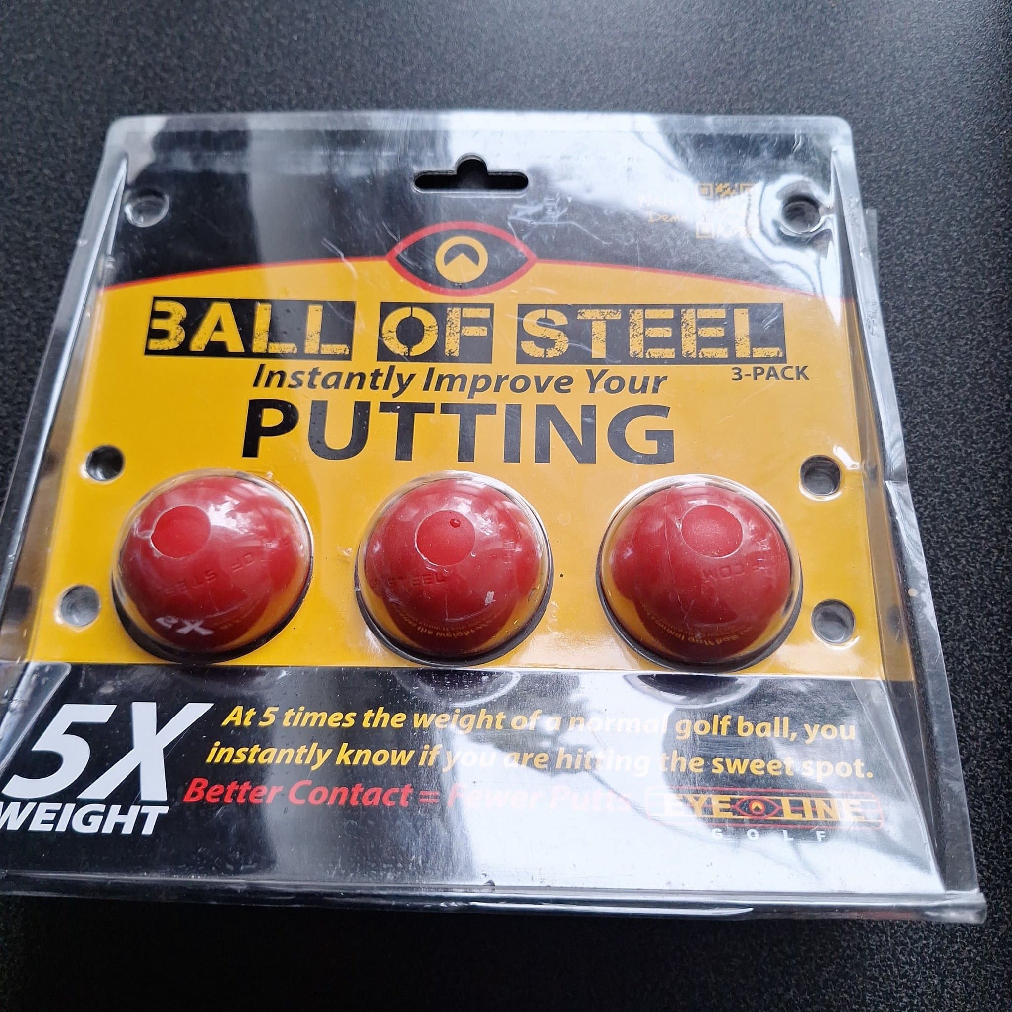 Ball of Steel Putting Träningsbollar 3-pack