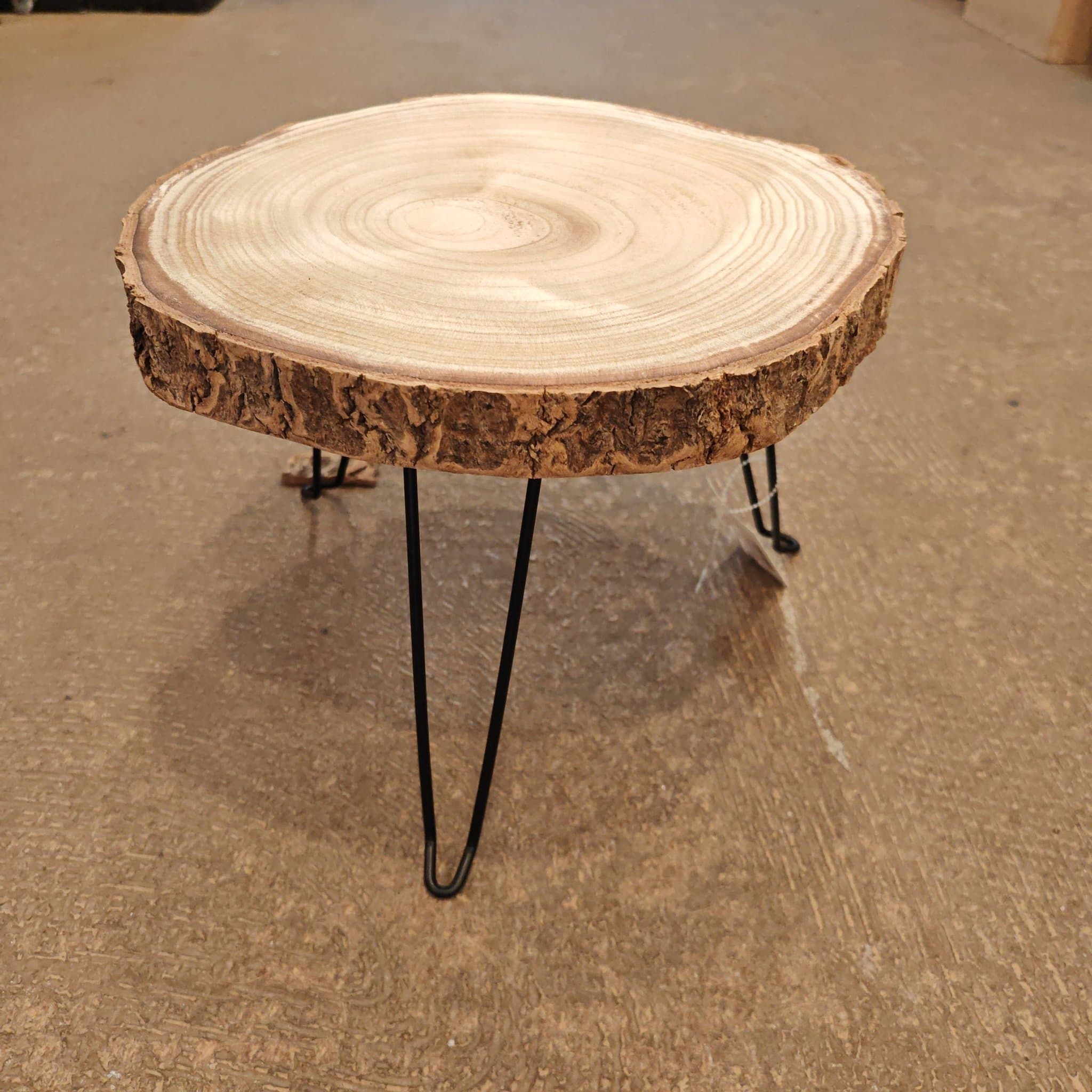 Träskiva Bord med fällbara ben