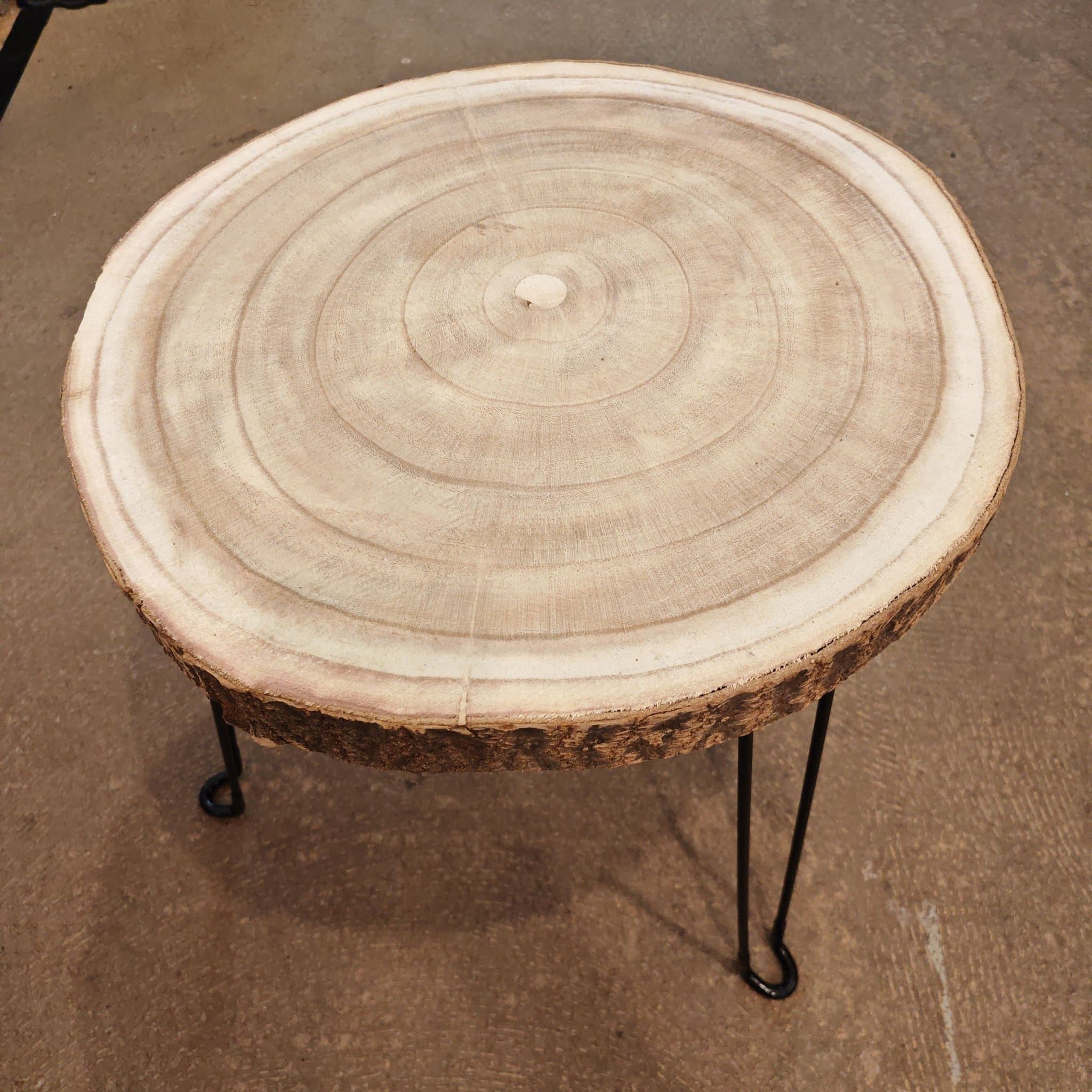 Träskiva Bord med fällbara ben