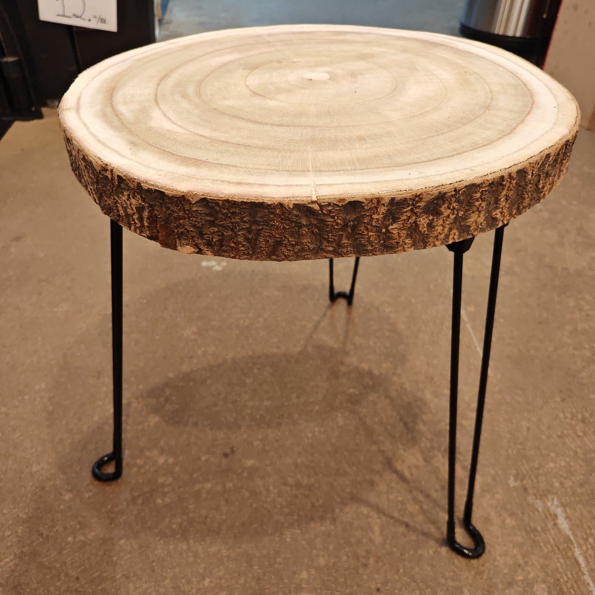 Träskiva Bord med fällbara ben