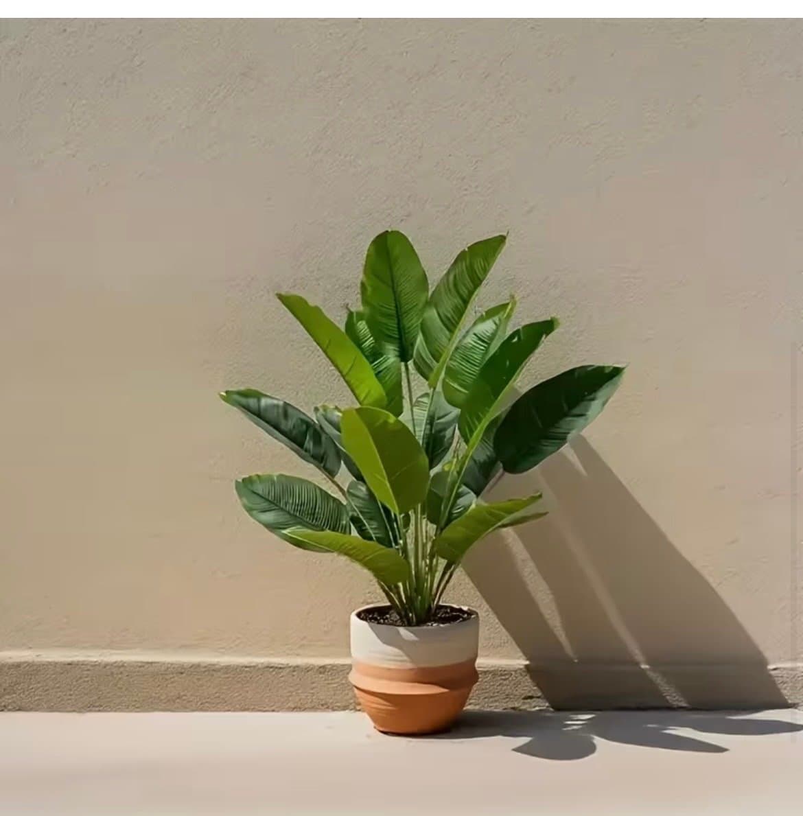 Konstgjord bananplanta ca 70 cm i fint skick!