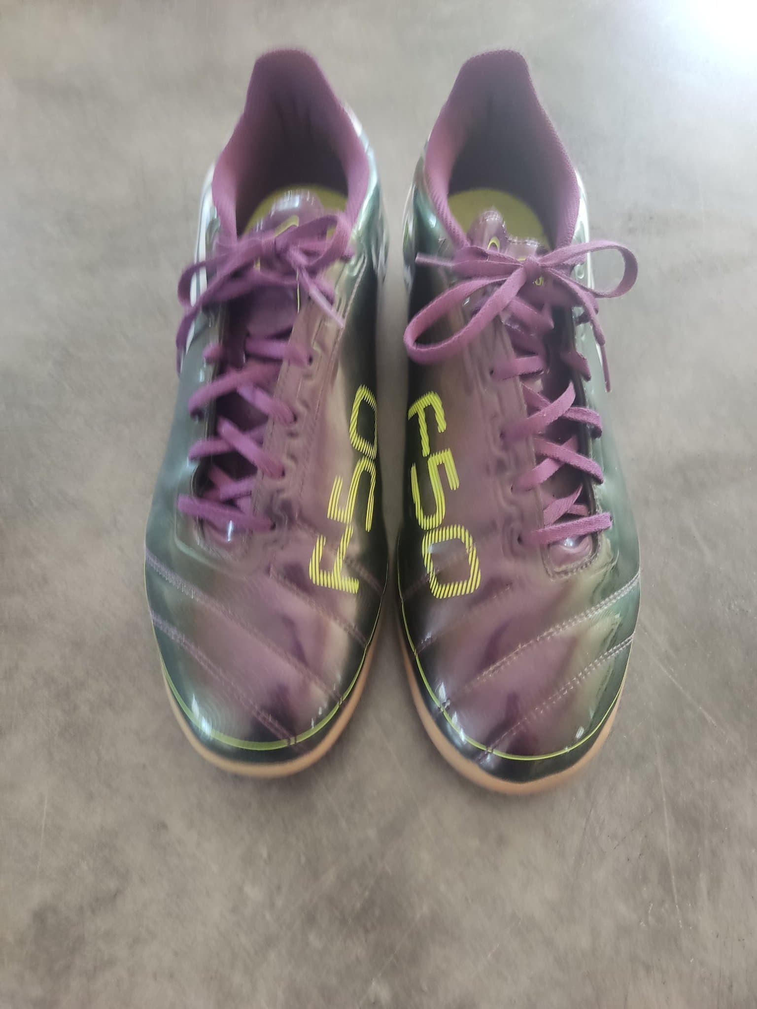 Ikoniska Adidas F50, inneskor, fotboll, stl 46 2/3 (12), nyskick