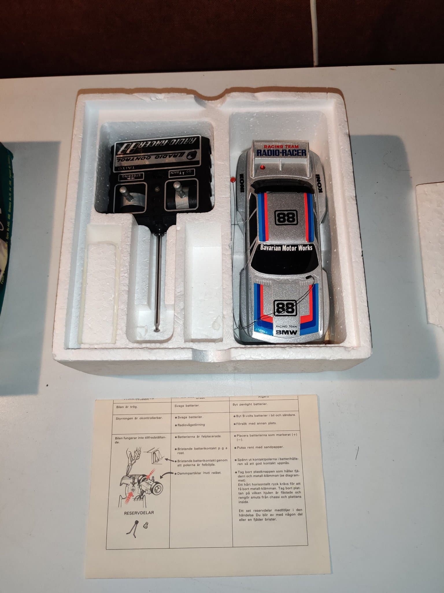 Taiyo Radio-Racer BMW 3.5 CSL Fjärrstyrd Bil