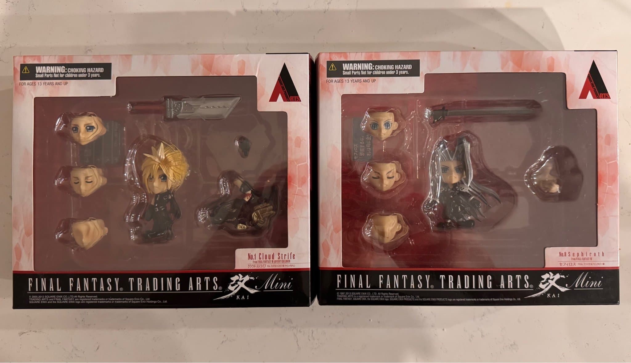Final Fantasy Trading Arts Kai Mini Cloud Strife & Sephiroth