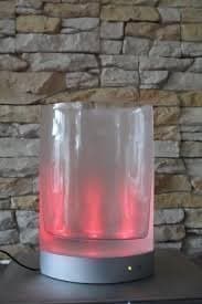 Vintage Ikea IKEA Lysfalla LED-blomvas, lampa med färggradient 3 olika färger